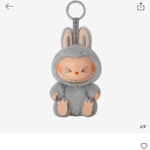 AUTHENTIC POP MART Labubu The Monsters Have a Seat Plush Keychain -HEHE